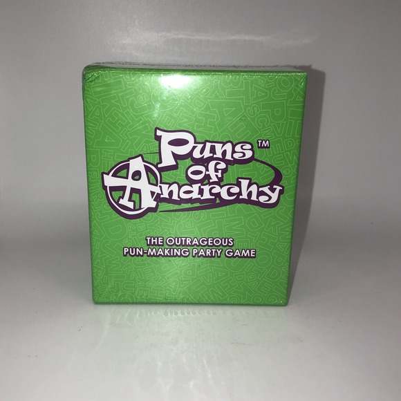 Charty Party Other - Puns of Anarchy The Outrageous Pun Making Party Game New Sealed Ages 15+